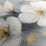 Floral 942 Canvas Art 60 x 40 cm / Black