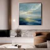 Abstract 943 Canvas Art 60 x 60 cm / Black