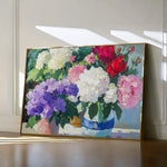 Floral 943 Canvas Art 60 x 40 cm / Black