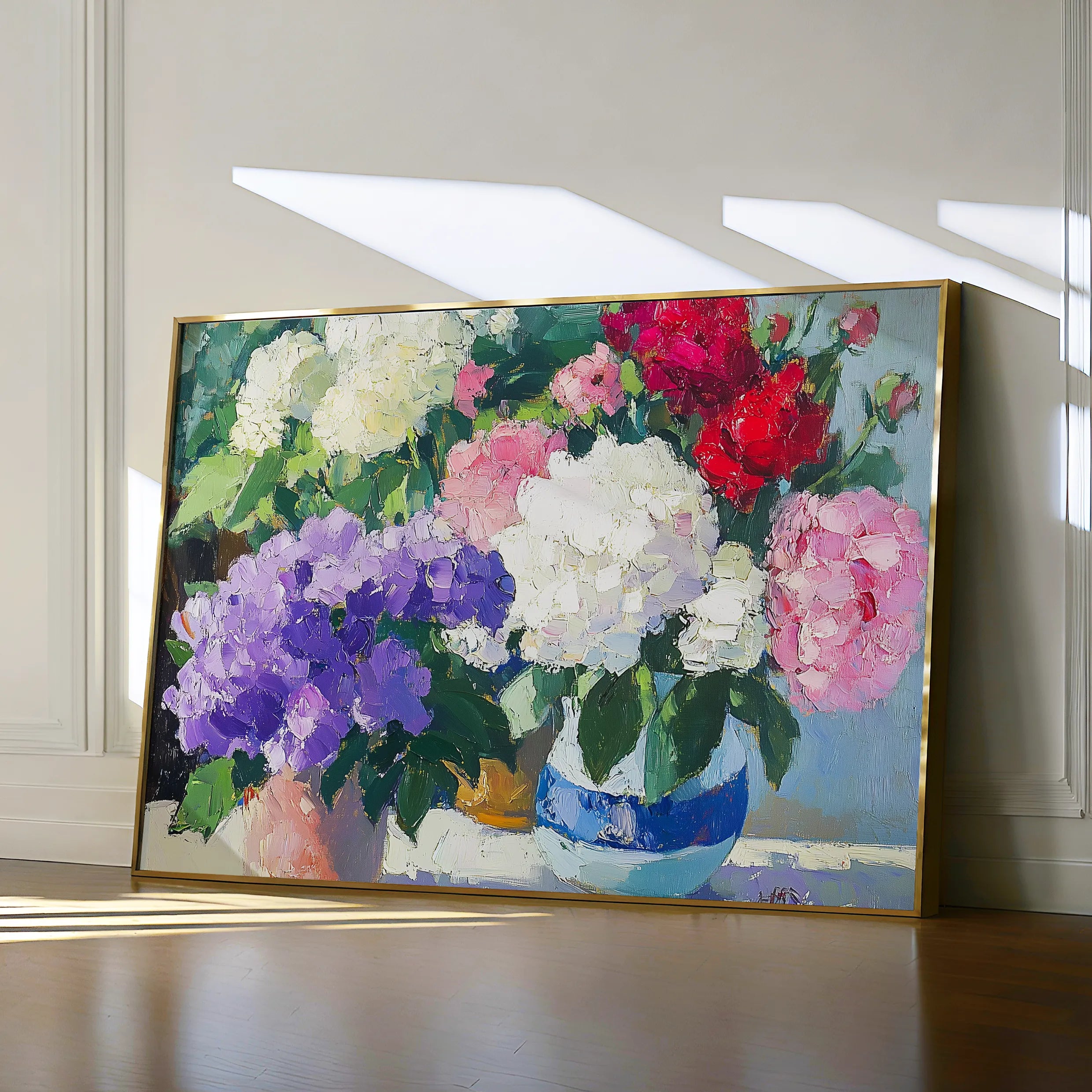 Floral 943 Canvas Art 60 x 40 cm / Black