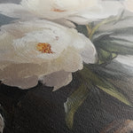Floral 944 Canvas Art 60 x 40 cm / Black