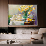 Floral 949 Canvas Art 60 x 40 cm / Black