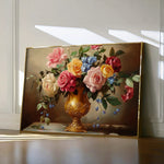 Floral 950 Canvas Art 60 x 40 cm / Black