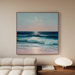 Abstract 951 Canvas Art 60 x 60 cm / Black