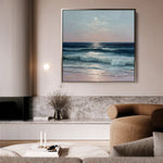 Abstract 951 Canvas Art 60 x 60 cm / Black