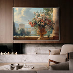 Floral 951 Canvas Art 60 x 40 cm / Black