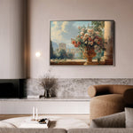 Floral 951 Canvas Art 60 x 40 cm / Black
