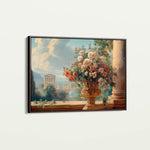 Floral 951 Canvas Art 60 x 40 cm / Black
