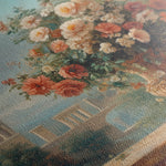 Floral 951 Canvas Art 60 x 40 cm / Black