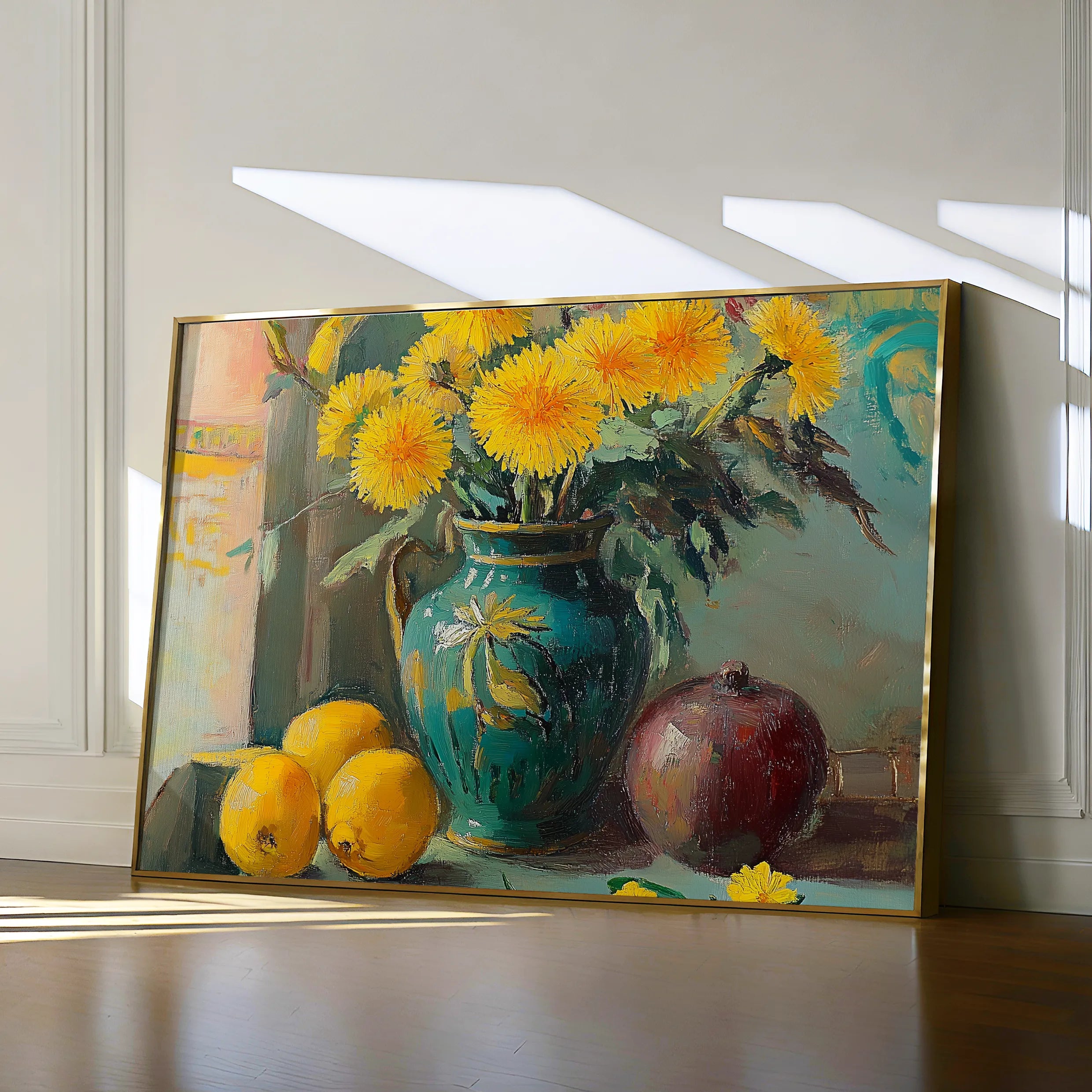 Floral 953 Canvas Art 60 x 40 cm / Black