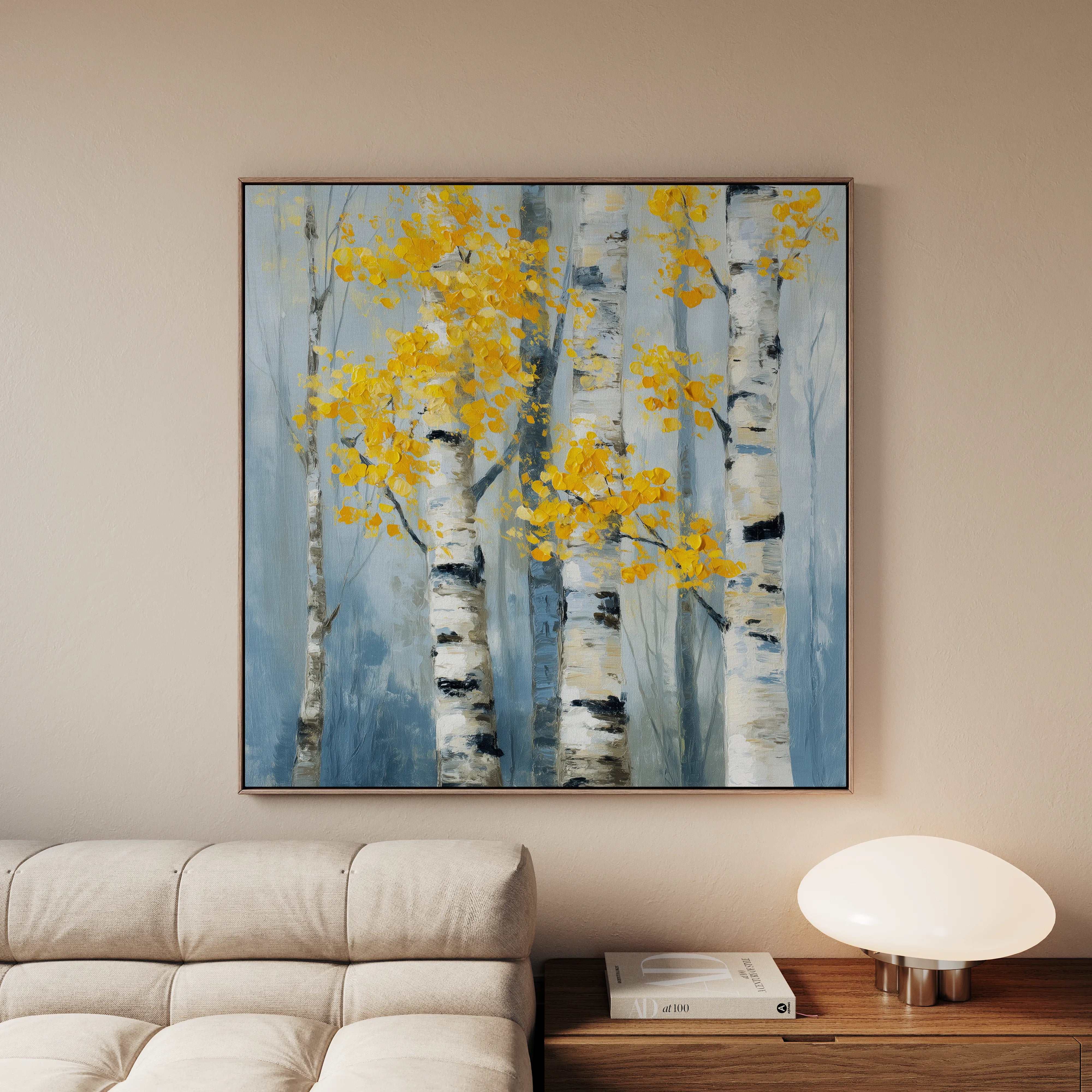 Abstract 954 Canvas Art 60 x 60 cm / Black