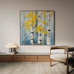 Abstract 954 Canvas Art 60 x 60 cm / Black