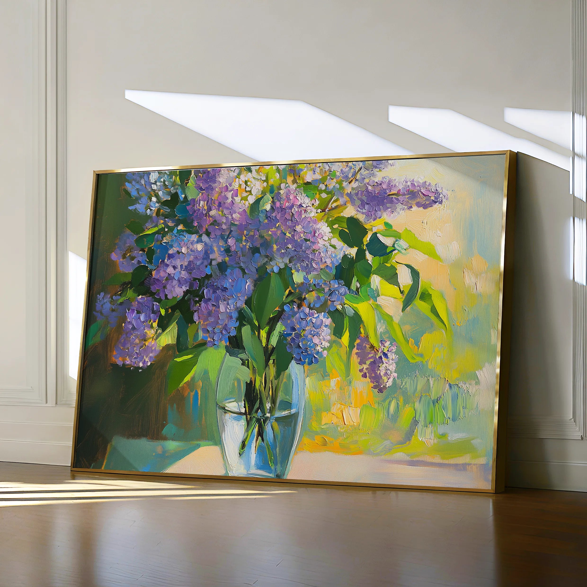 Floral 954 Canvas Art 60 x 40 cm / Black