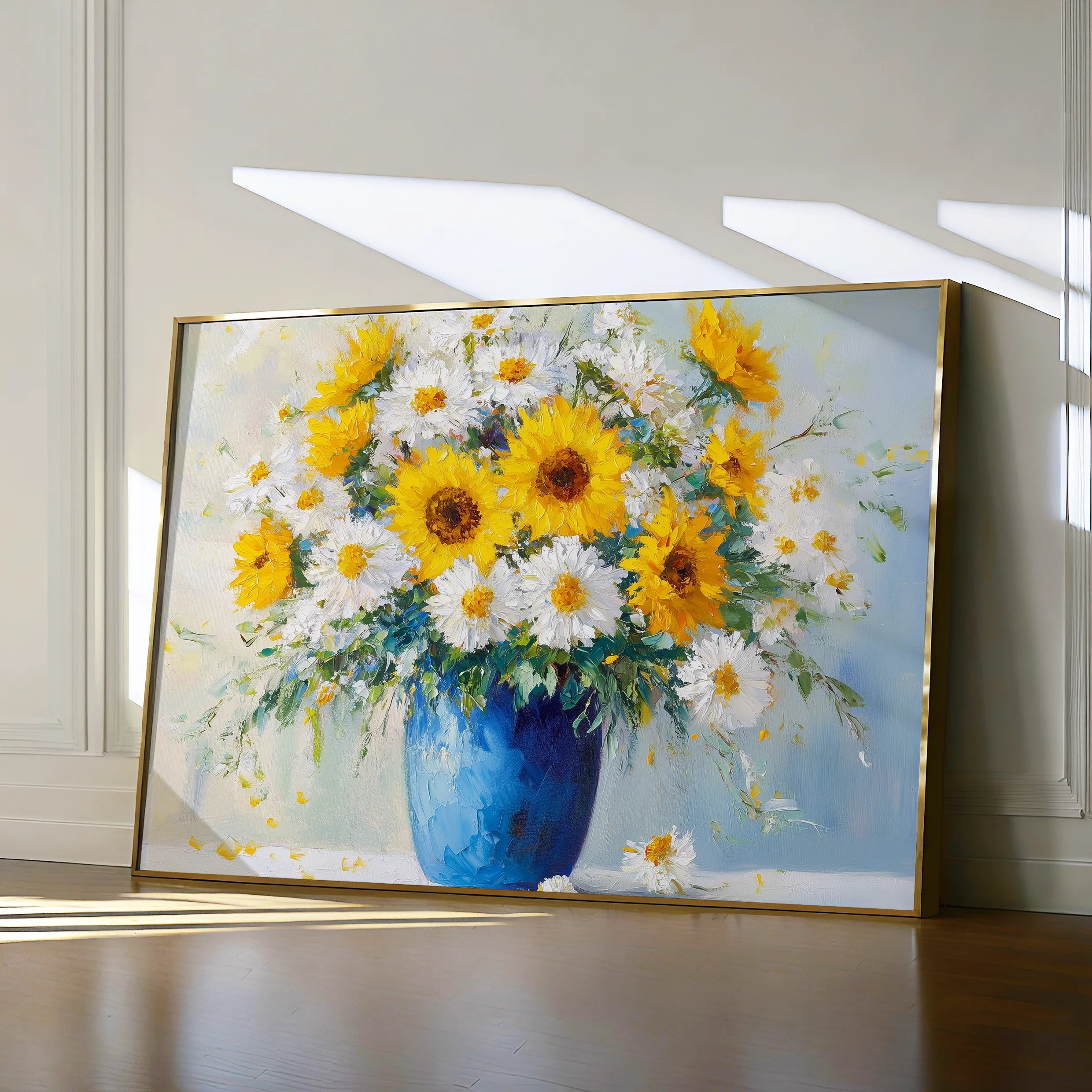 Floral 955 Canvas Art 60 x 40 cm / Black