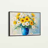 Floral 955 Canvas Art 60 x 40 cm / Black