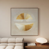 Abstract 956 Canvas Art 60 x 60 cm / Black