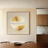 Abstract 956 Canvas Art 60 x 60 cm / Black