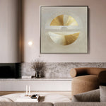 Abstract 956 Canvas Art 60 x 60 cm / Black