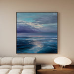 Abstract 957 Canvas Art 60 x 60 cm / Black