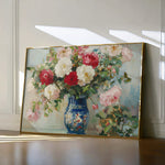 Floral 957 Canvas Art 60 x 40 cm / Black