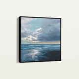Abstract 958 Canvas Art 60 x 60 cm / Black