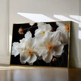 Floral 960 Canvas Art 60 x 40 cm / Black