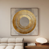 Abstract 961 Canvas Art 60 x 60 cm / Black