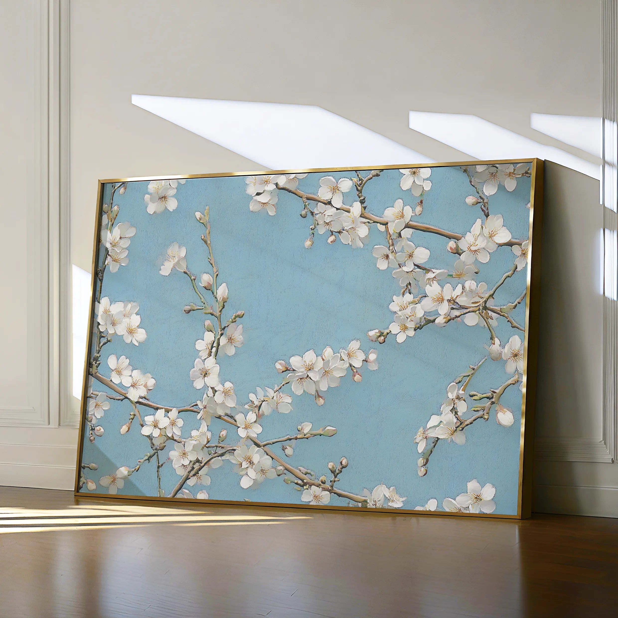 Floral 961 Canvas Art 60 x 40 cm / Black
