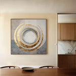 Abstract 962 Canvas Art 60 x 60 cm / Black