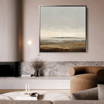 Abstract 963 Canvas Art 60 x 60 cm / Black