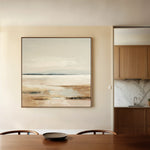 Abstract 965 Canvas Art 60 x 60 cm / Black
