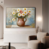 Floral 966 Canvas Art 60 x 40 cm / Black