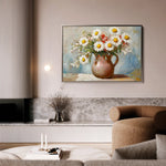 Floral 966 Canvas Art 60 x 40 cm / Black