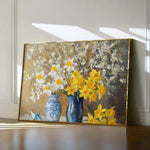 Floral 968 Canvas Art 60 x 40 cm / Black