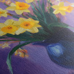 Floral 969 Canvas Art 60 x 40 cm / Black