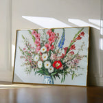 Floral 970 Canvas Art 60 x 40 cm / Black