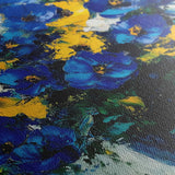 Floral 971 Canvas Art 60 x 40 cm / Black