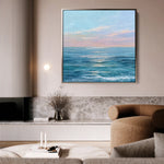 Abstract 973 Canvas Art 60 x 60 cm / Black