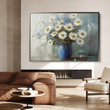 Floral 974 Canvas Art 60 x 40 cm / Black