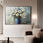 Floral 974 Canvas Art 60 x 40 cm / Black