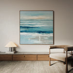 Abstract 976 Canvas Art 60 x 60 cm / Black