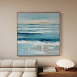 Abstract 976 Canvas Art 60 x 60 cm / Black