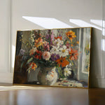 Floral 976 Canvas Art 60 x 40 cm / Black