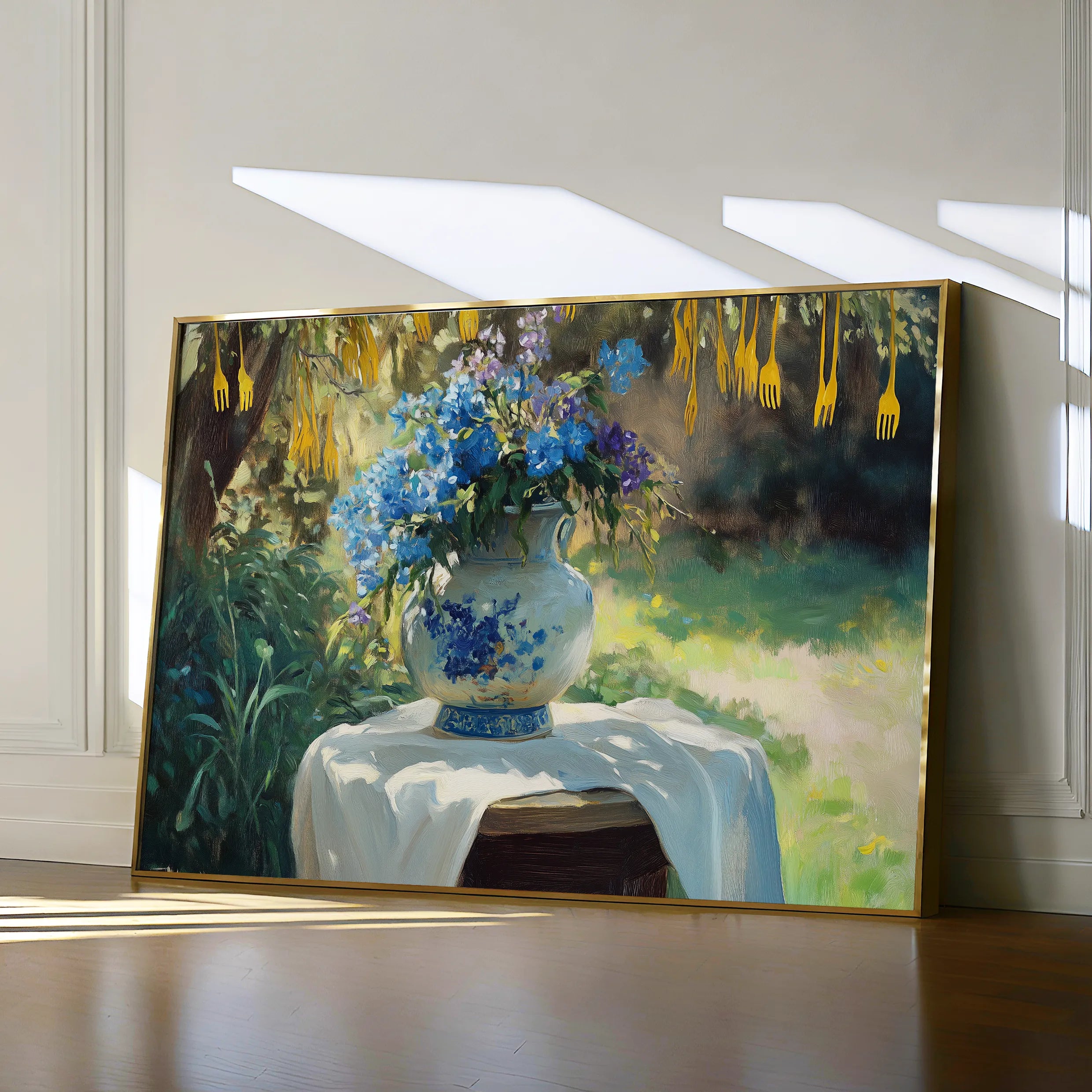 Floral 978 Canvas Art 60 x 40 cm / Black