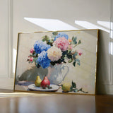 Floral 979 Canvas Art 60 x 40 cm / Black