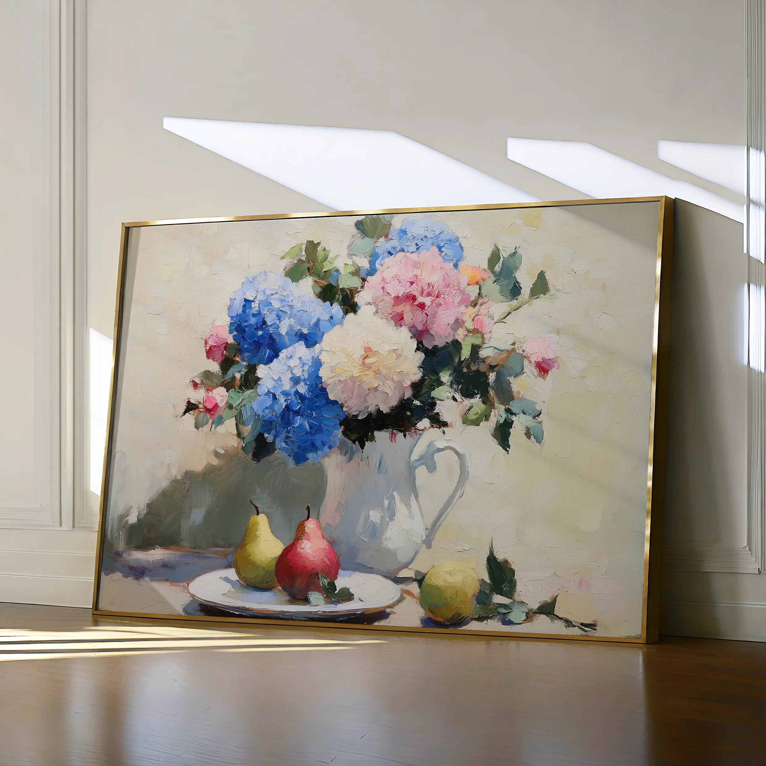 Floral 979 Canvas Art 60 x 40 cm / Black