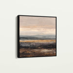 Abstract 981 Canvas Art 60 x 60 cm / Black