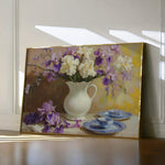 Floral 981 Canvas Art 60 x 40 cm / Black
