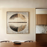 Abstract 982 Canvas Art 60 x 60 cm / Black