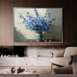 Floral 982 Canvas Art 60 x 40 cm / Black